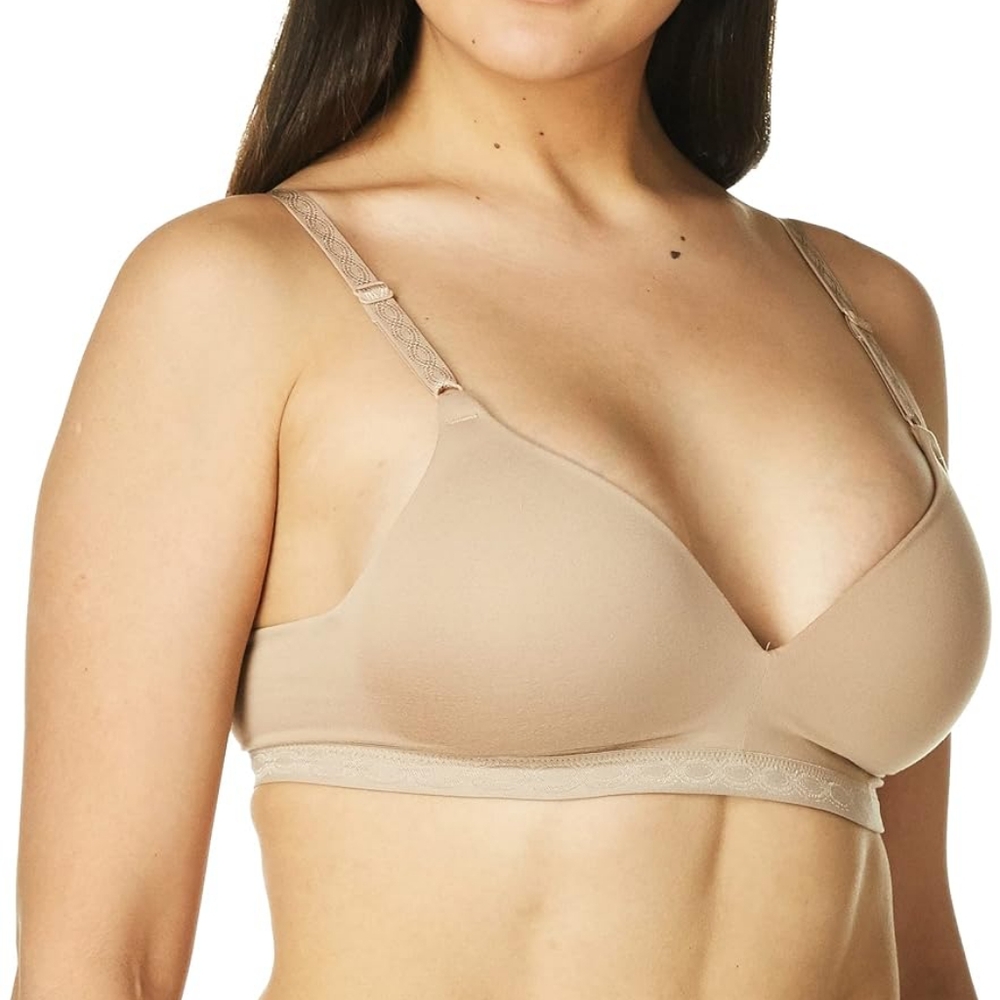 Warner's Women's Blissful Benefits Super Soft Wireless Lightly Lined Com…